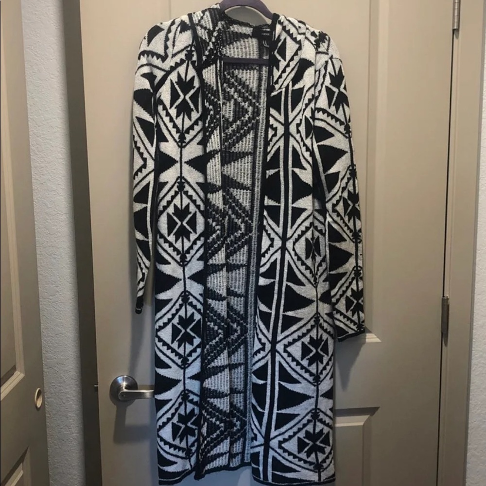 Aztec Long Cardigan
